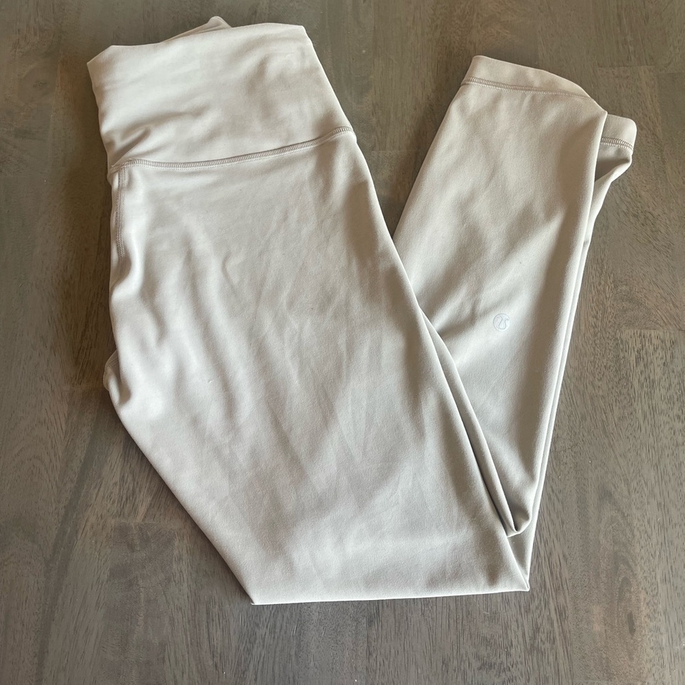 Lululemon Athletica Cream Pencil Leggings for Work - Picture 4 of 4